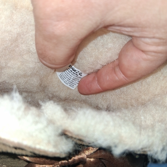 Pawz Bearpaw Boots Amelia Suede W/Ribbon Size Womens 10 NEW - Picture 9 of 10